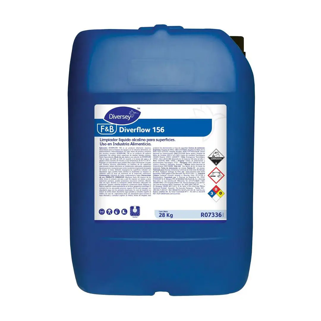 DETERGENTE DESENGRANTE DIVERFLOW 156 24 KG X 1 UN 1