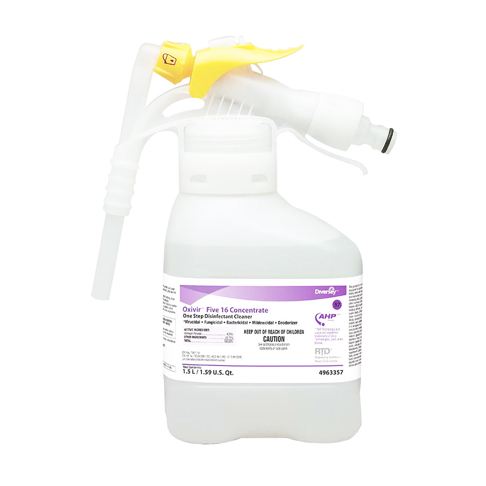 DESINFECTANTE DIV OXIVIR FIVE 16 X 1.5 LT X 1 UN 1