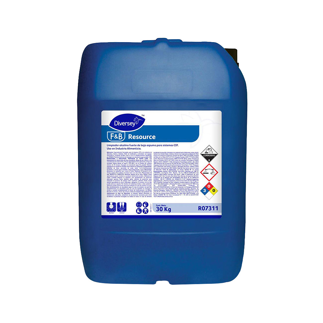 DETERGENTE DESENGRANTE ALCALINO RESOURCE 24 KG X 1 UN 1