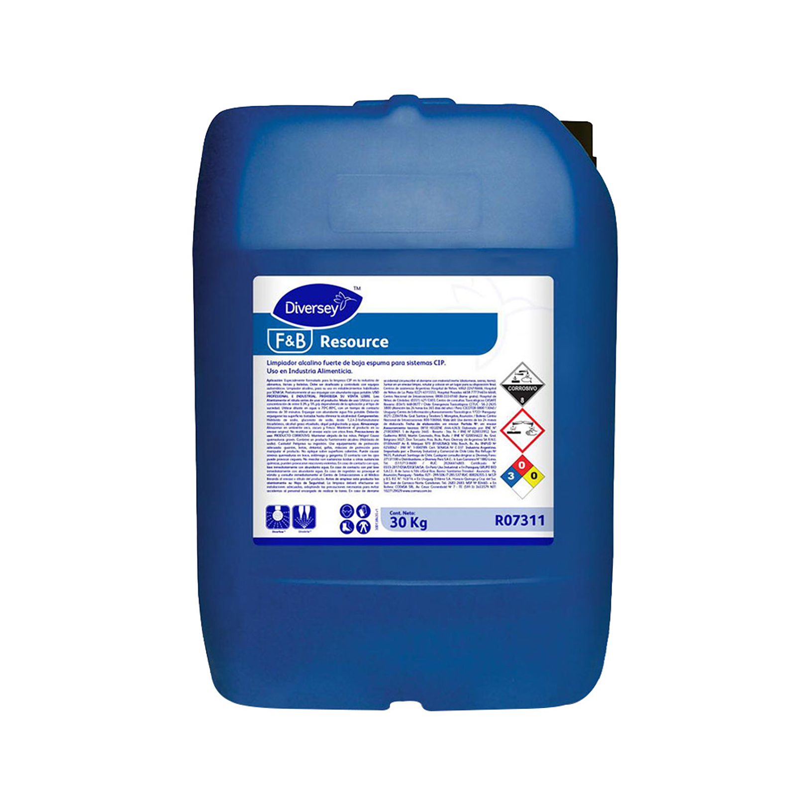 DETERGENTE DESENGRANTE ALCALINO RESOURCE 24 KG X 1 UN 1