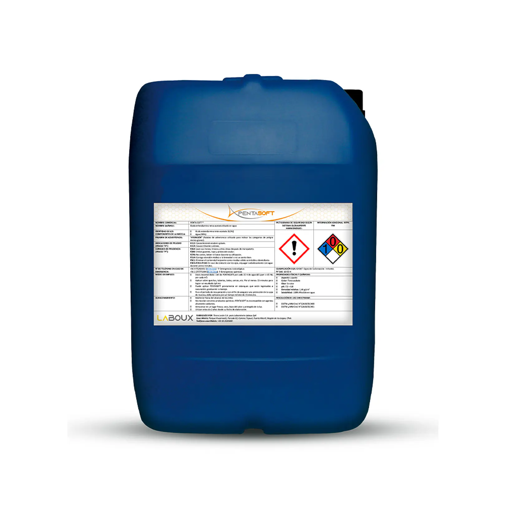ACONDICIONADOR DE AGUA PENTA SOFT 20 LT X 1 UN 1
