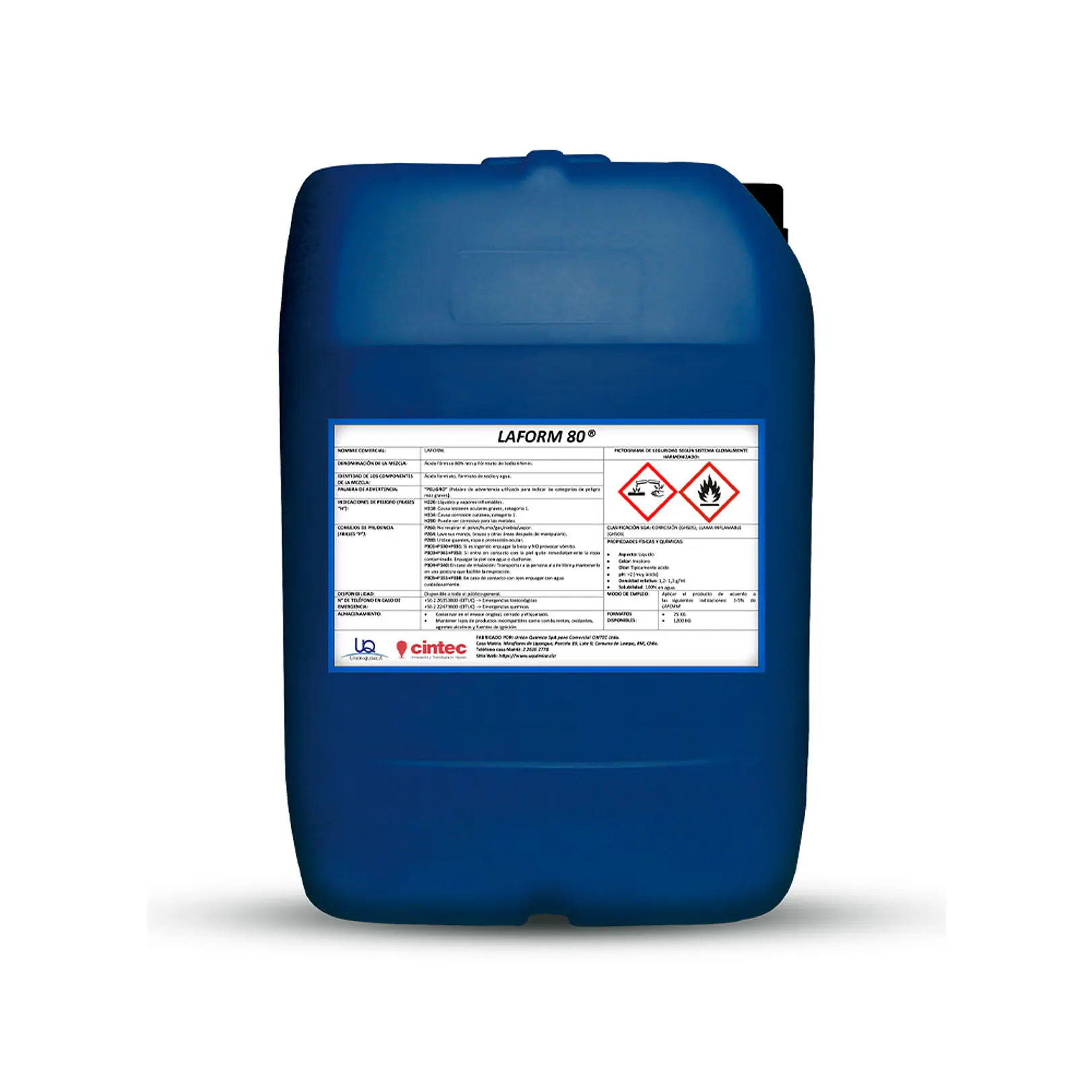 ACIDO FORMICO LAFORM 80% 25 KG X 1 UN 1