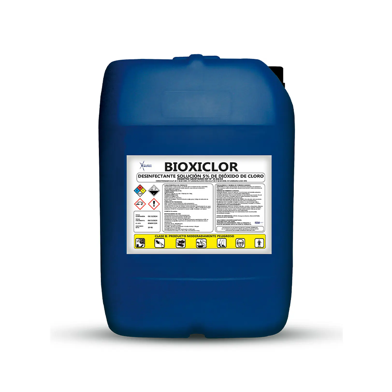 DESINFECTANTE BIOXICLOR 5% 20 KG X 1 UN 1