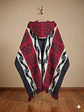 PONCHO TRIBAL ROJO (ALPACA) - Miniatura 2