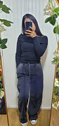 PANTALON PALAZZO CON POLAR (PRELAVADO) - Miniatura 1