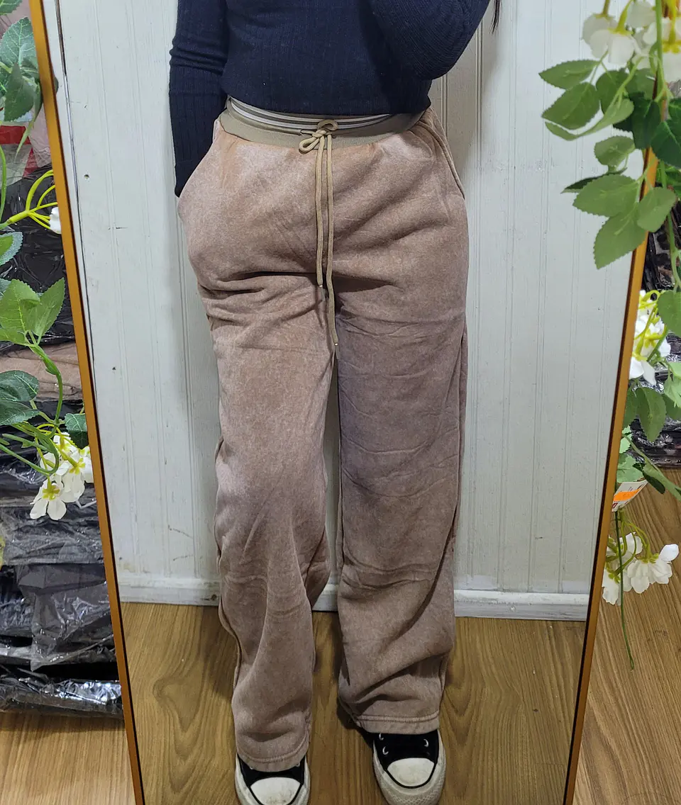 PANTALON RECTO CON POLAR (PRELAVADO) 4