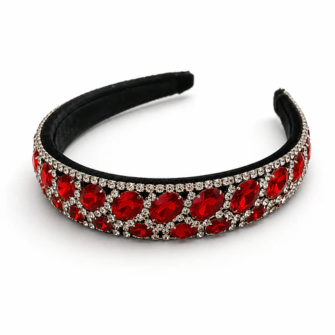 Diadema Manuela Rojo