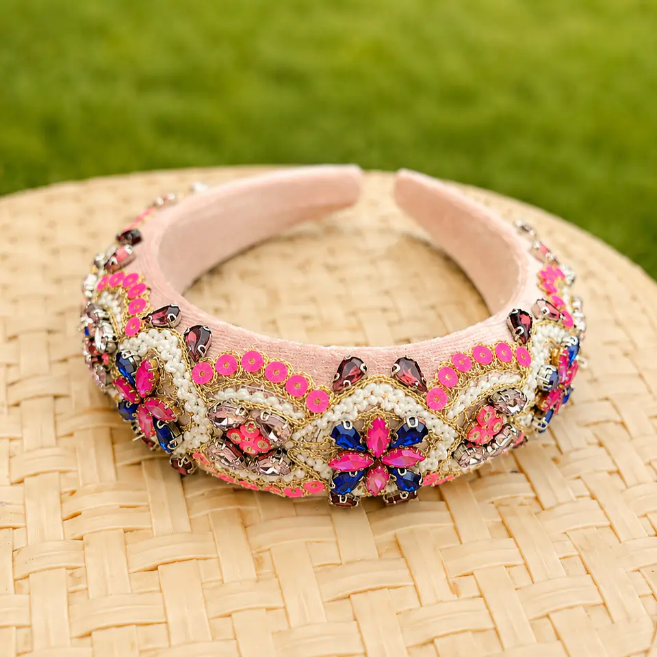 Diadema Florencia Rosado 3