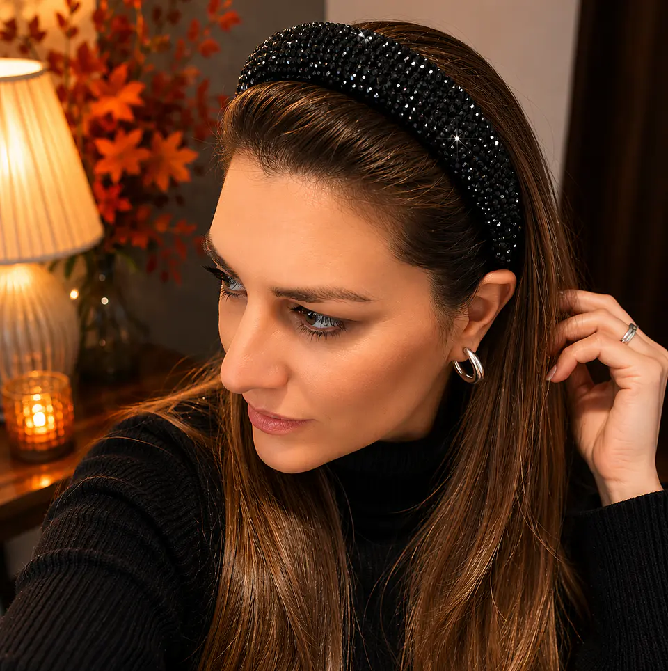 Diadema Leticia Negro 2