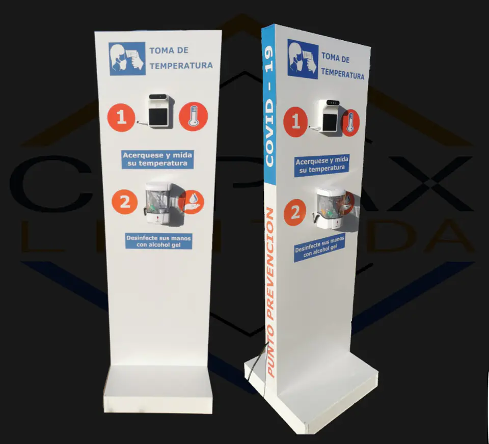 TOTEM TEMPERATURA Y ALCOHOL GEL  3