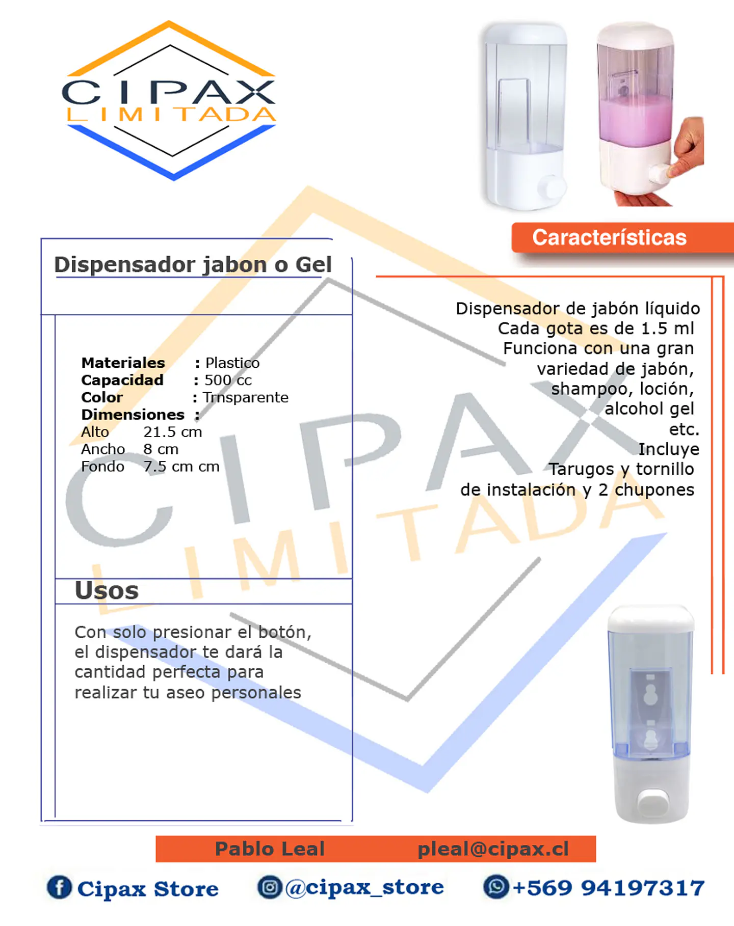 Dispensador manual 1