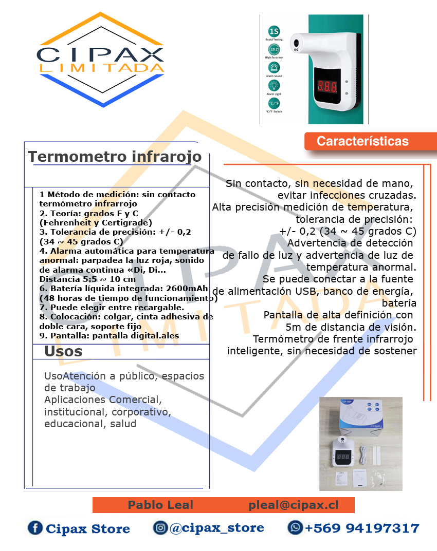 Termometro K3 Plus