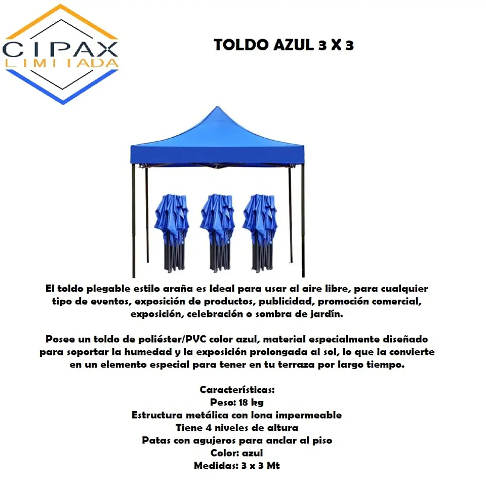 Toldo 3x3 1