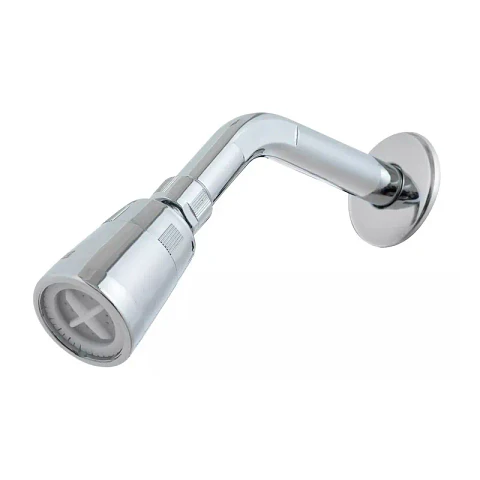 Brazo Ducha Cromada Plástico Al Muro Con Difusor Taumm