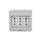 Tomacorriente Triple 10/16a Hydrobox Exterior Ip55 250v Sec - Miniatura 2