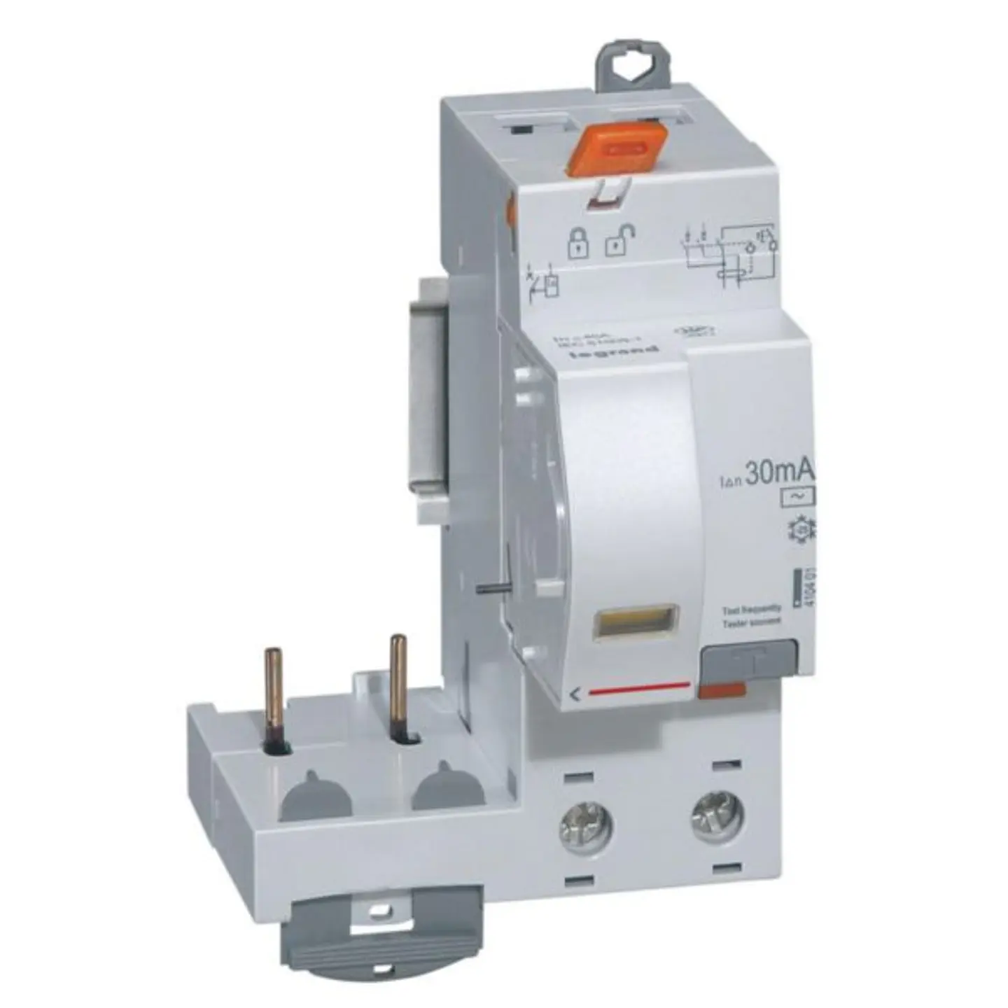 Bloque diferencial adaptable con tornillo DX³ para disyuntor 1 módulo por polo - 2P 230Vac - 40A - tipo AC 30mA 1