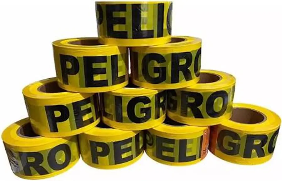 Cinta Peligro Cinta Seguridad Amarilla 100mts X 48mm 1