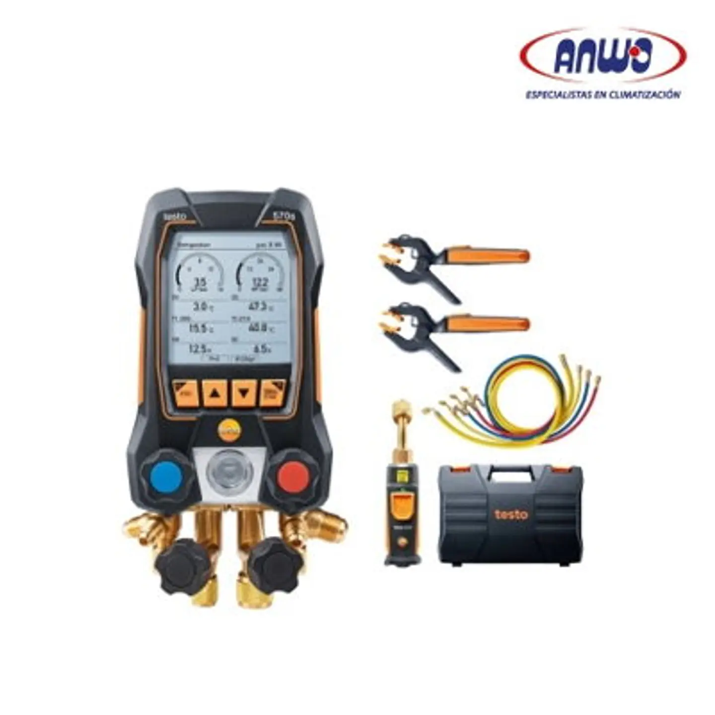 Testo 570s Analizador digital de refrigeración  4