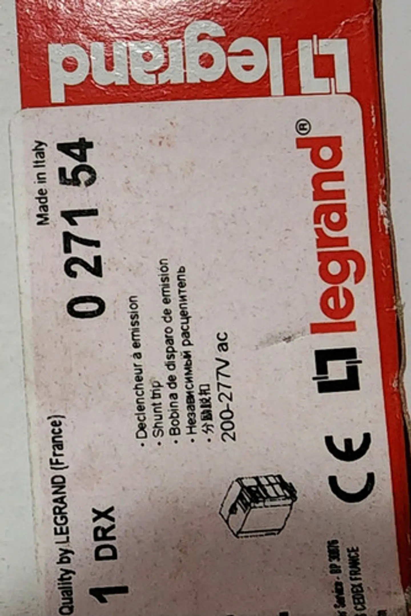 Bobina De Disparo Para Drx 125/250 - 200/227v Legrand 4