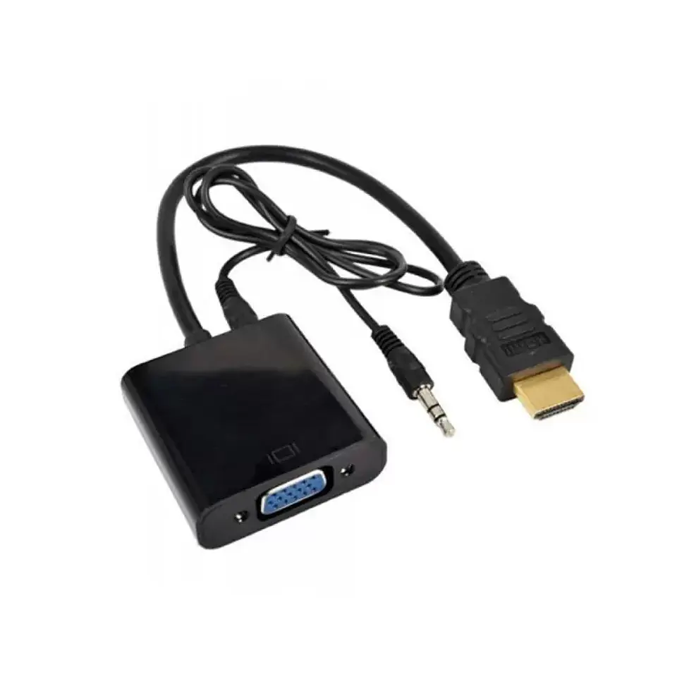 ADAPTADOR DE PUERTO HDMI A VGA CON AUDIO 1
