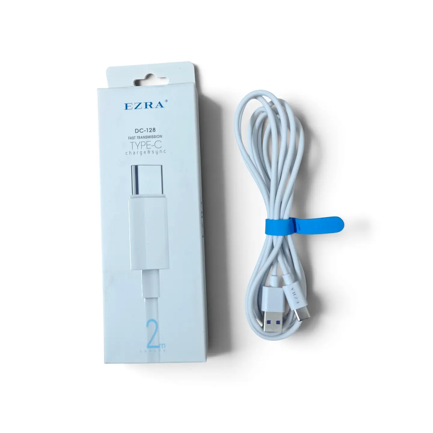 Cable USB-A a Tipo-C Ezra DC-128 — 2 Metros, Carga y Transferencia Rápida 1