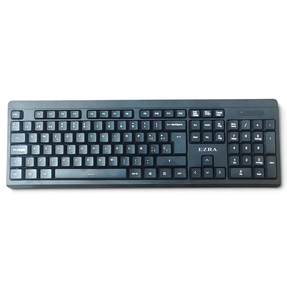 Combo Inalámbrico Ezra KB03 — Teclado y Mouse 2.4GHz 3