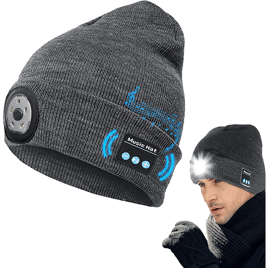2022 Amazon Hot Sell Blue tooth Beanie Hat Music Hats with Built-in Microphone Winter Hat
