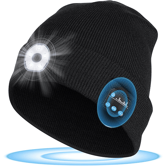 2022 Amazon Hot Sell Blue tooth Beanie Hat Music Hats with Built-in Microphone Winter Hat