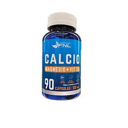 Calcio + Magnesio + Vitamina D3 (90 Cáp.)