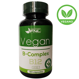 Vitamina B2, B3 y B12. Vegana (90 Cáp.)