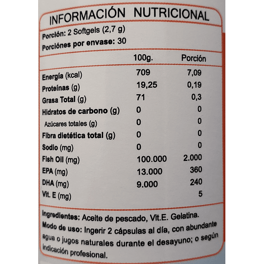 Omega 3 (60 Cáp.)