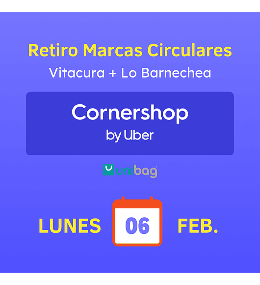 Retiro Marcas Circulares · Lunes 6 de febrero · Vitacura + Lo Barnechea