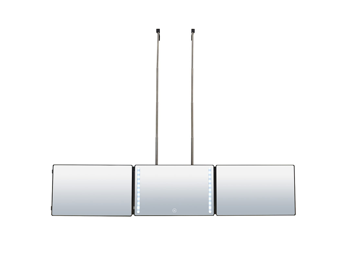 Espejo Triple 360 LED  1