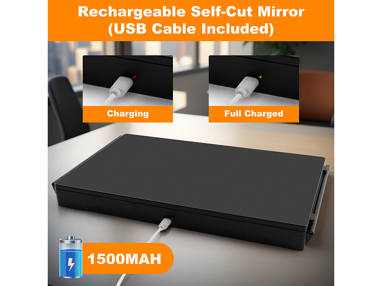 Espejo Triple 360 LED  9