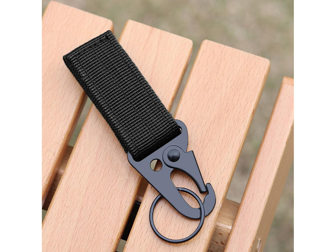 Llavero Mosquetón Nylon Velcro 4
