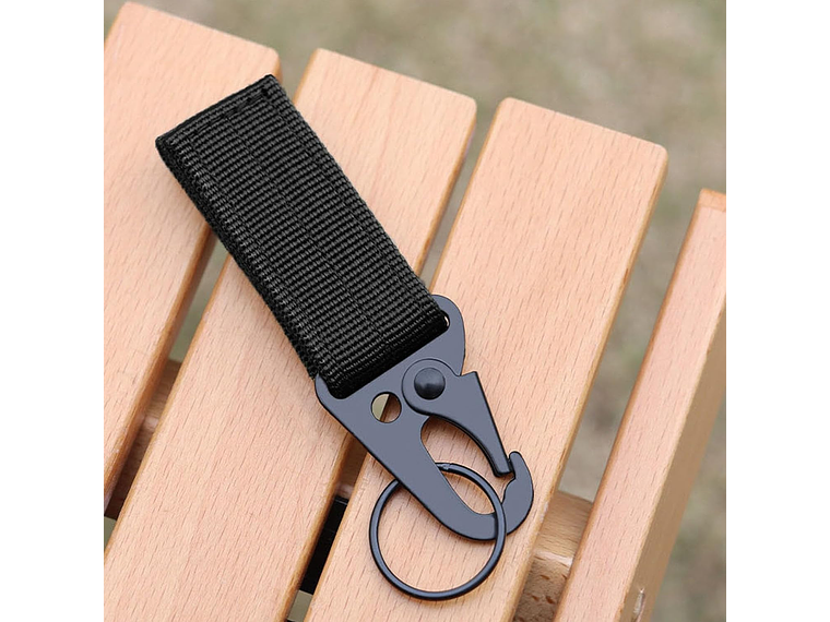 Llavero Mosquetón Nylon Velcro 4