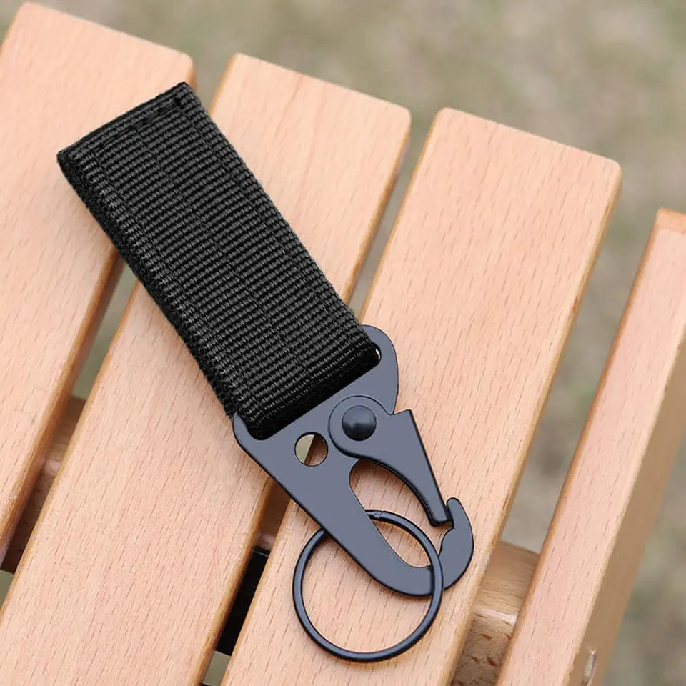 Llavero Mosquetón Nylon Velcro 4