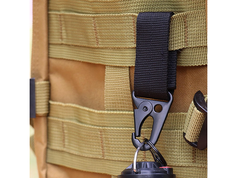 Llavero Mosquetón Nylon Velcro 5