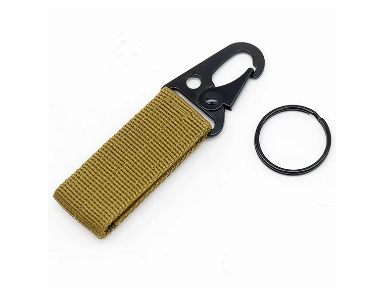 Llavero Mosquetón Nylon Velcro 7