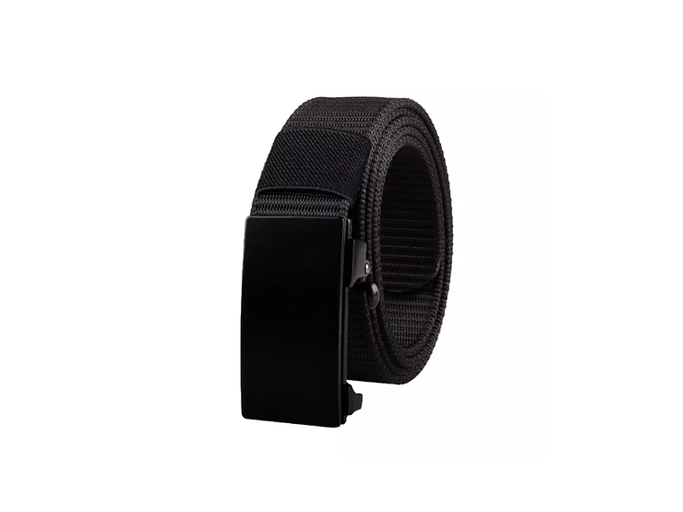 Cinturon Negro Táctico Nylon 1