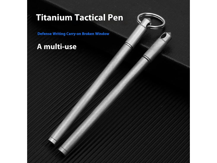 Lapiz Táctico EDC de Titanio 5