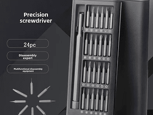 Kit 24 en 1 Bits + Destornillador