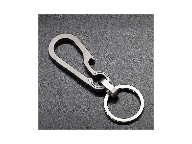 Llavero Mosquetón de Titanio 2
