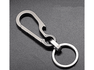 Llavero Mosquetón de Titanio