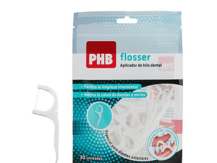 Aplicador Hilo Dental PHB Flosser 30 unidades