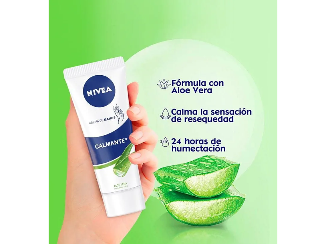 Crema de Manos NIVEA Aloe Vera 75 ml 2