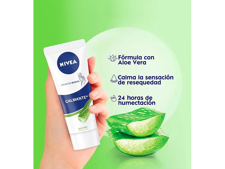 Crema de Manos NIVEA Aloe Vera 75 ml 2