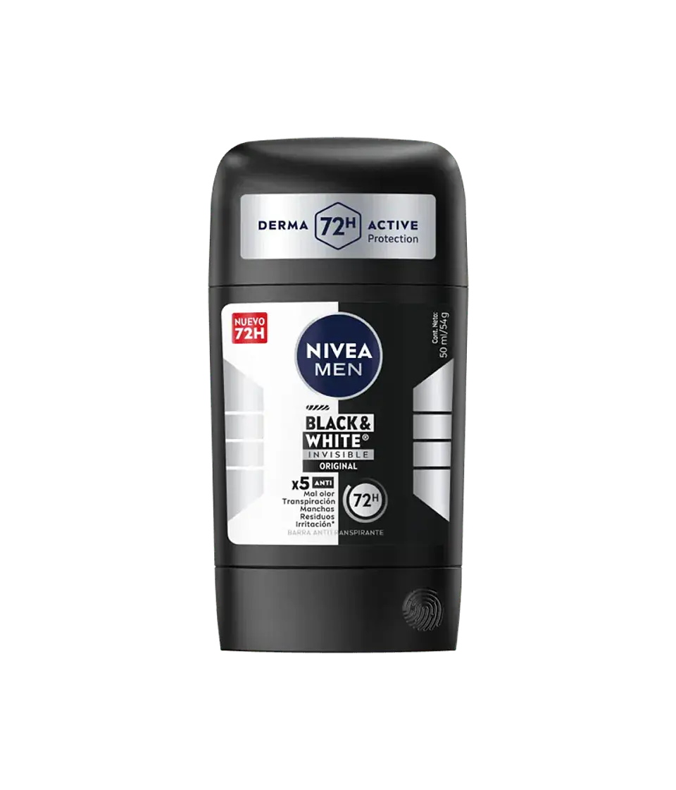 Desodorante Barra NIVEA FOR MEN Black & White Original 1
