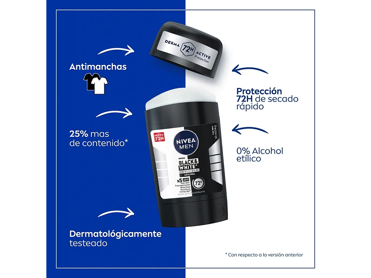 Desodorante Barra NIVEA FOR MEN  2