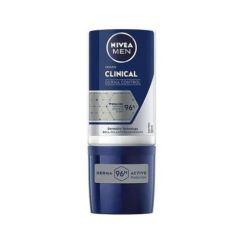 Desodorante Roll On NIVEA MEN Clinical Derma Control